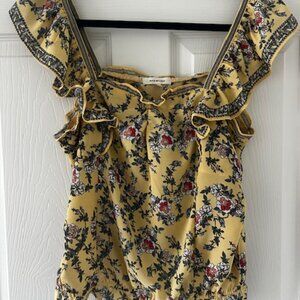 Max Studio Ruffle Blouse Tank Top Medium